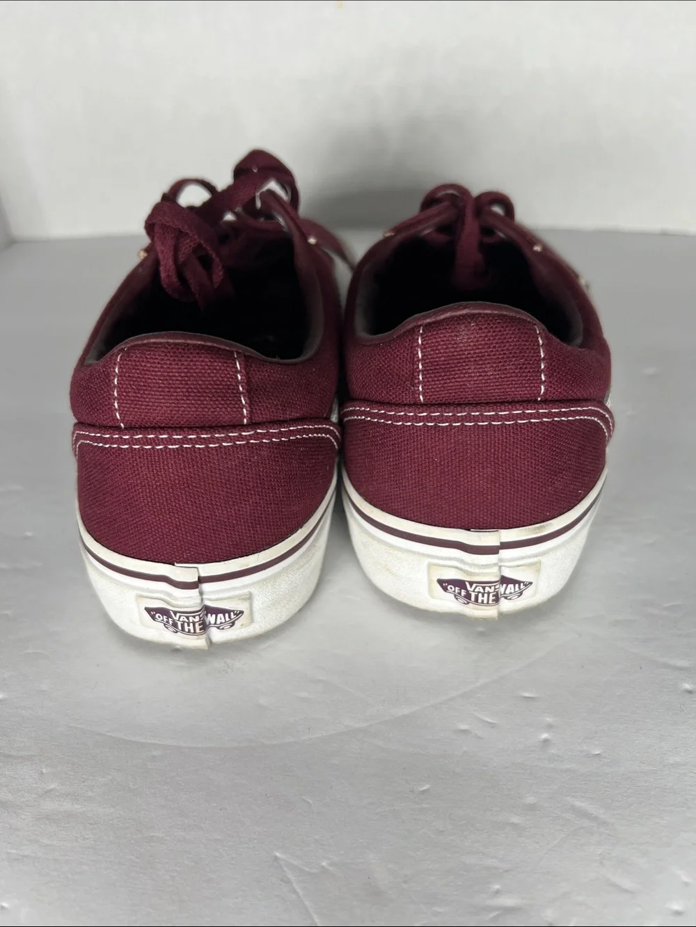 Vans Womens Maroon Sneakers 7
